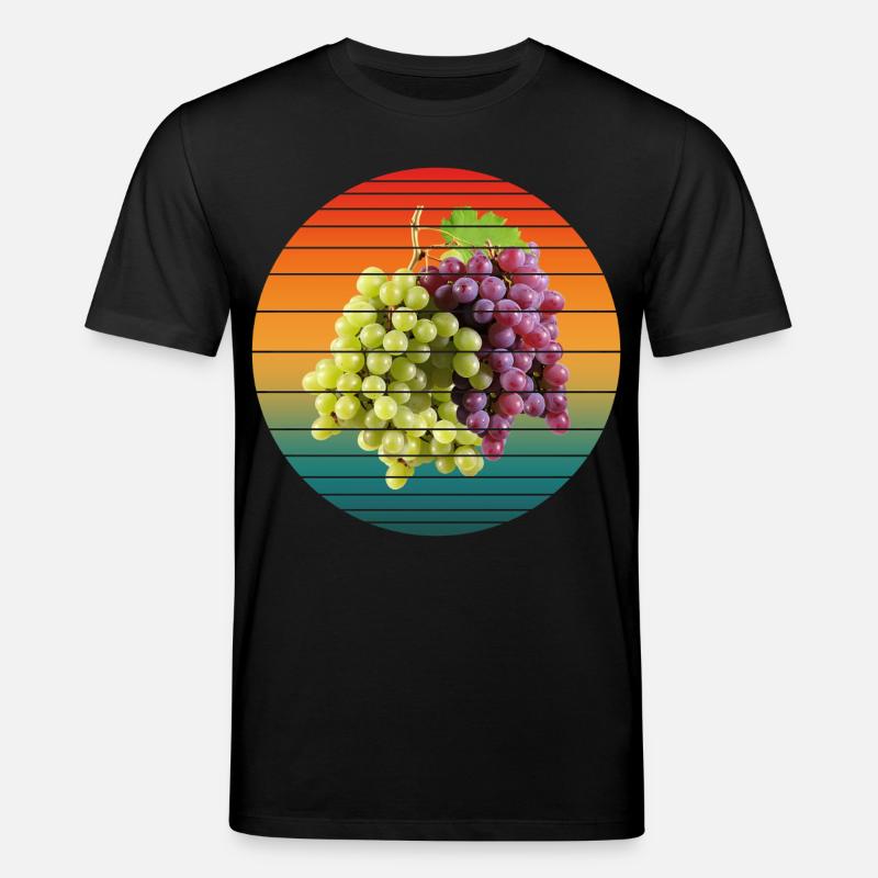 Traubenfrüchte - Stanley/Stella Unisex Bio-T-Shirt CREATOR - Schwarz