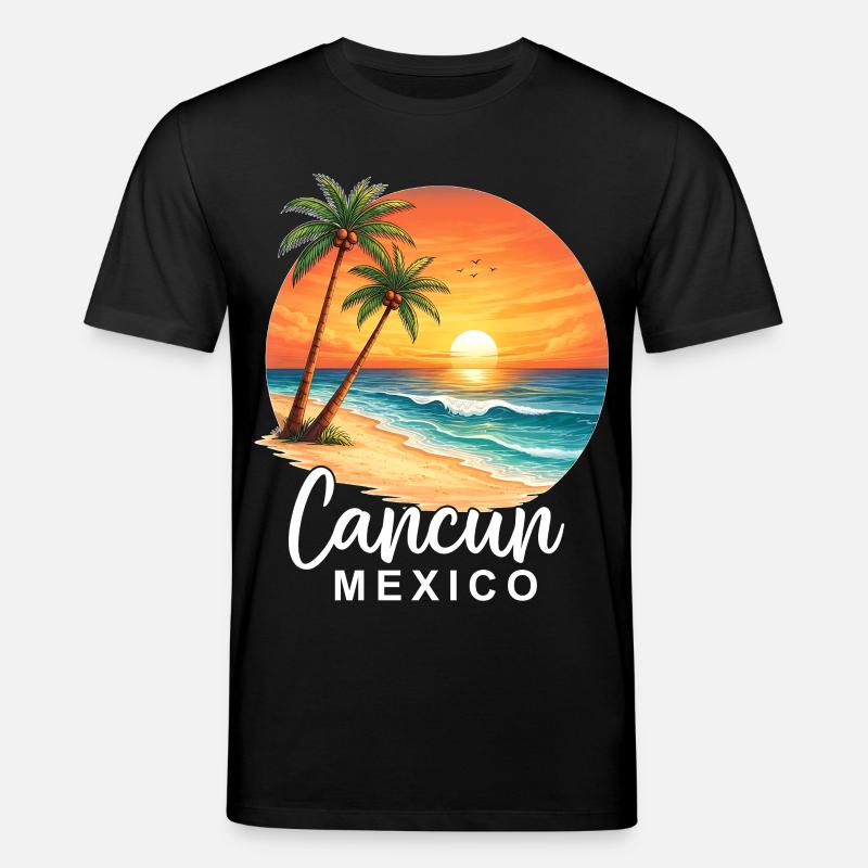Cancun Mexico - Stanley/Stella Unisex Bio-T-Shirt CREATOR  - Schwarz