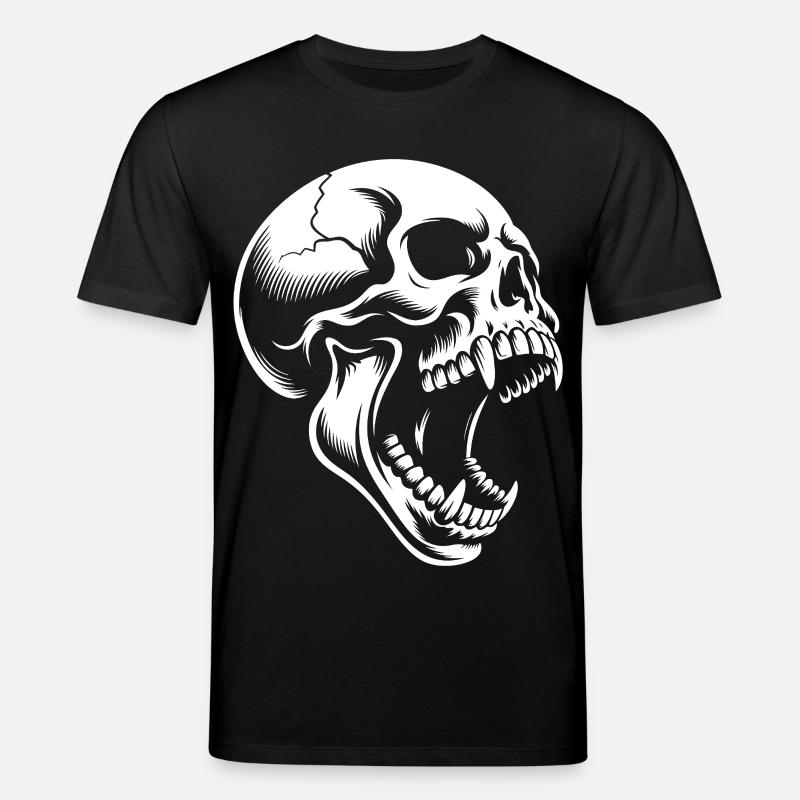 Le Crâne Hurlant - T-shirt bio CREATOR Stanley/Stella Unisexe - noir