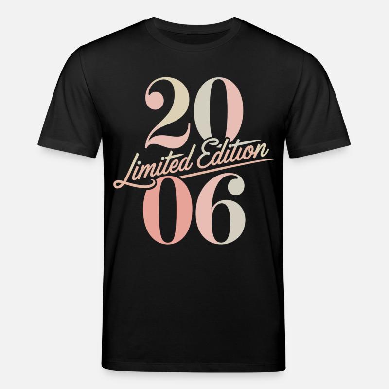 Édition limitée anniversaire 2006 - T-shirt bio CREATOR Stanley/Stella Unisexe - noir