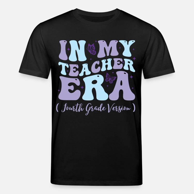 À l’époque de mon enseignant, quatrième - T-shirt bio CREATOR Stanley/Stella Unisexe - noir