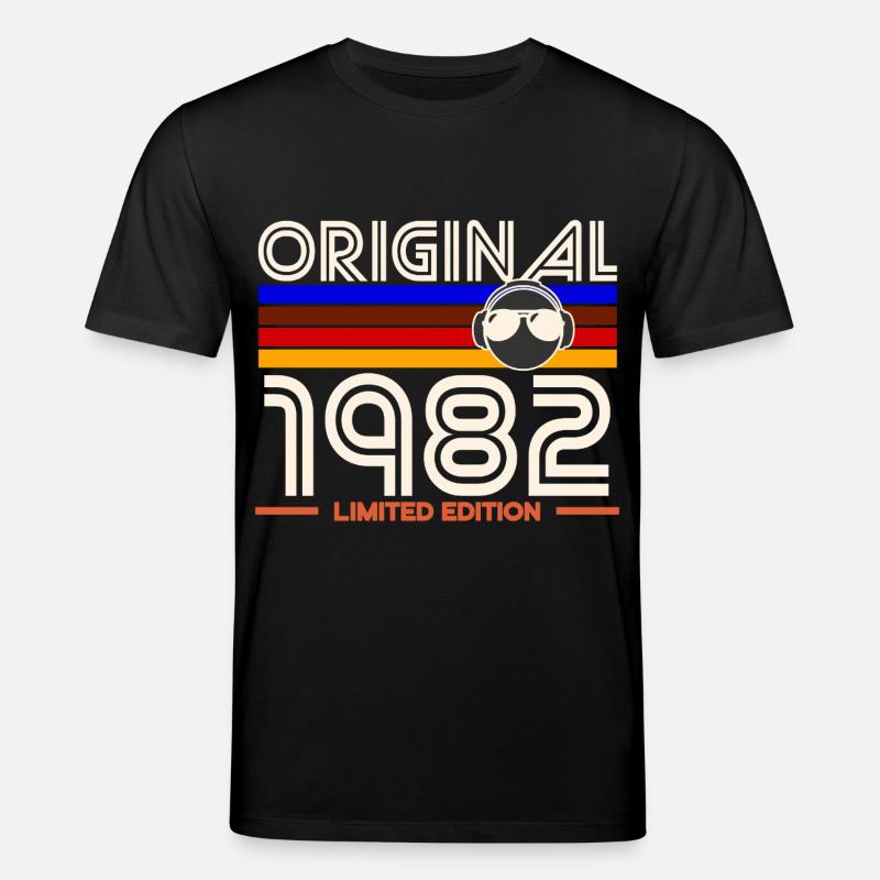 Original 1982 Édition Limitée - T-shirt bio CREATOR Stanley/Stella Unisexe - noir