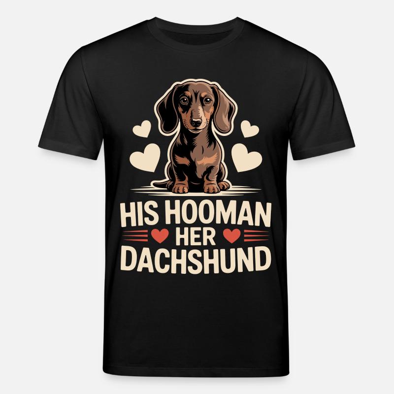 Teckel Hooman - T-shirt bio CREATOR Stanley/Stella Unisexe - noir