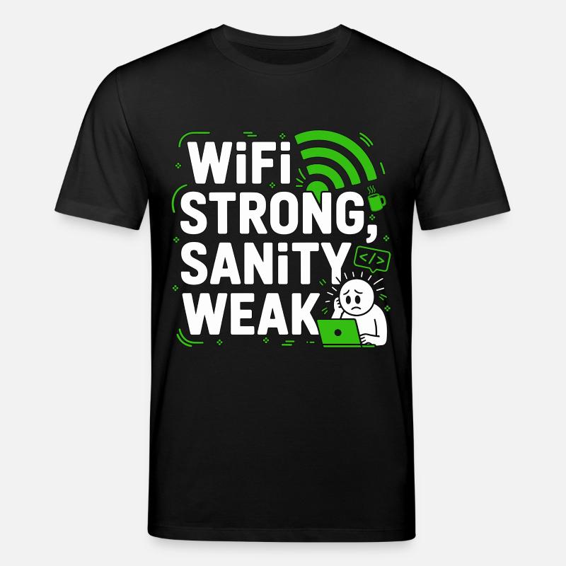 Remote Developer WiFi Strong Software Engineering - Stanley/Stella Unisex Bio-T-Shirt CREATOR - Schwarz
