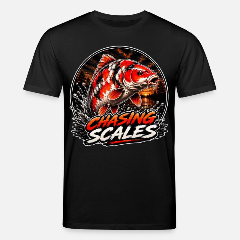 Chasing Scales Koi-Karpfen-Splash-Design - Stanley/Stella Unisex Bio-T-Shirt CREATOR  - Schwarz