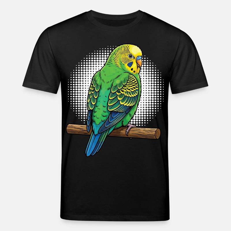 Budgerigars Budgie Owners Budgies - Stanley/Stella CREATOR Unisex Organic T-Shirt - black