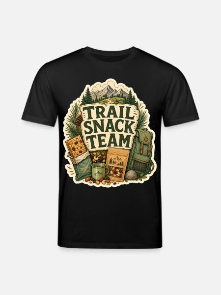 TRAIL SNACK TEAM Snacks - Stanley/Stella CREATOR Unisex Organic T-Shirt - black