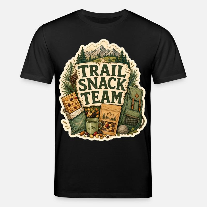 TRAIL SNACK TEAM Snacks - Stanley/Stella CREATOR Unisex Organic T-Shirt - black