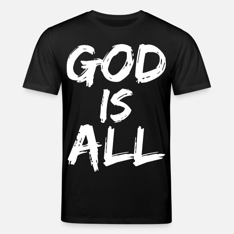 god is all - Stanley/Stella Unisex Bio-T-Shirt CREATOR  - Schwarz