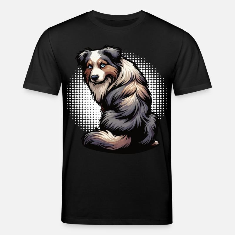 Australian Shepherd Aussie Aussiebesitzer Aussies - Stanley/Stella Unisex Bio-T-Shirt CREATOR  - Schwarz