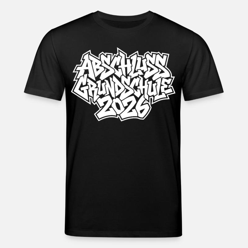 Grundschule Abschluss 2026 Graffiti - Stanley/Stella Unisex Bio-T-Shirt CREATOR  - Schwarz