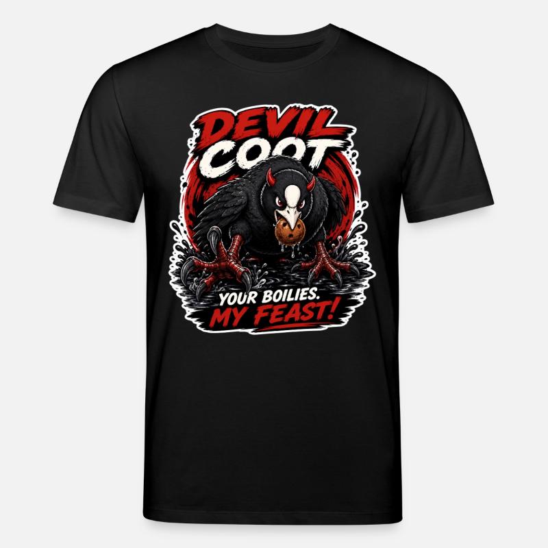 Devil Coot Boilie Thief Karpfenfischen - Stanley/Stella Unisex Bio-T-Shirt CREATOR  - Schwarz