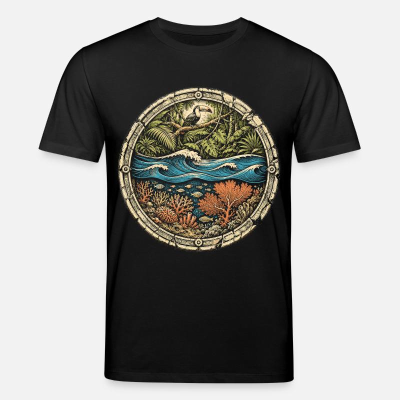 Belize Belizean Root - Stanley/Stella CREATOR Unisex Organic T-Shirt - black