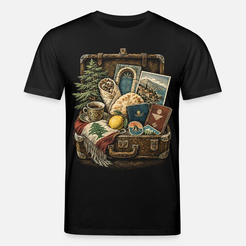 Liban Libanais - T-shirt bio CREATOR Stanley/Stella Unisexe - noir