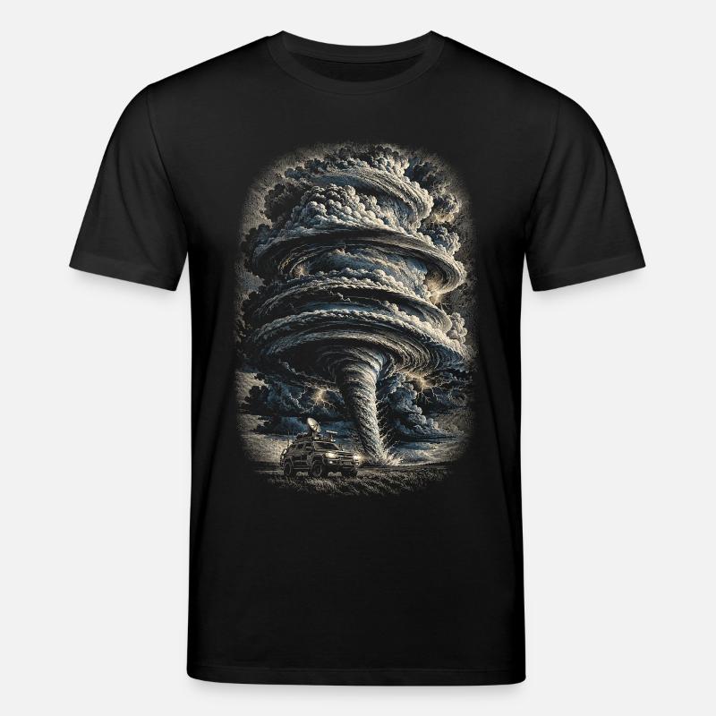 Météorologue chasseur de tempêtes - T-shirt bio CREATOR Stanley/Stella Unisexe - noir