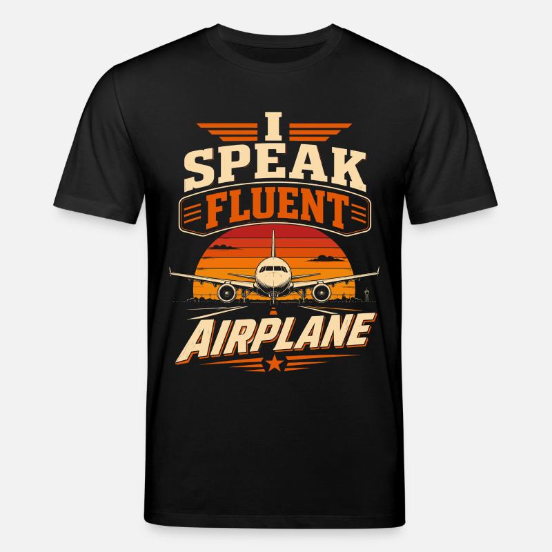 Flugzeug Mechanik Technik Und Luftfahrt - Stanley/Stella Unisex Bio-T-Shirt CREATOR  - Schwarz