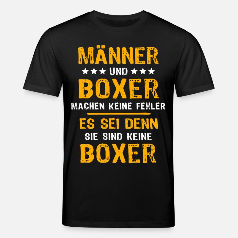 Boxer Boxen - Stanley/Stella Unisex Bio-T-Shirt CREATOR  - Schwarz
