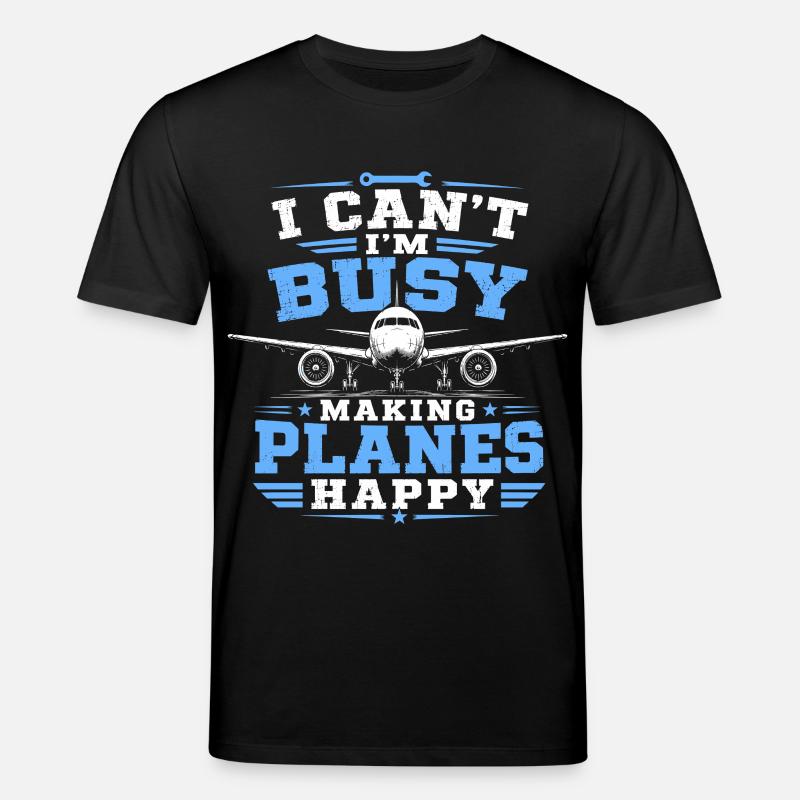 Luftfahrt Mechanik Flugzeug Techniker - Stanley/Stella Unisex Bio-T-Shirt CREATOR - Schwarz