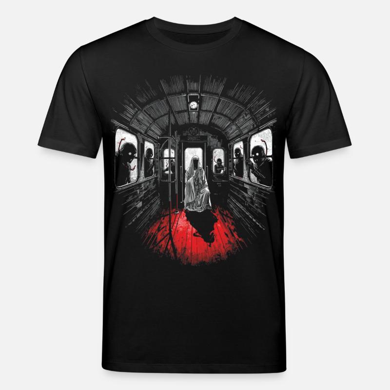 Midnight passenger – Ghost train - Stanley/Stella Unisex Bio-T-Shirt CREATOR  - Schwarz