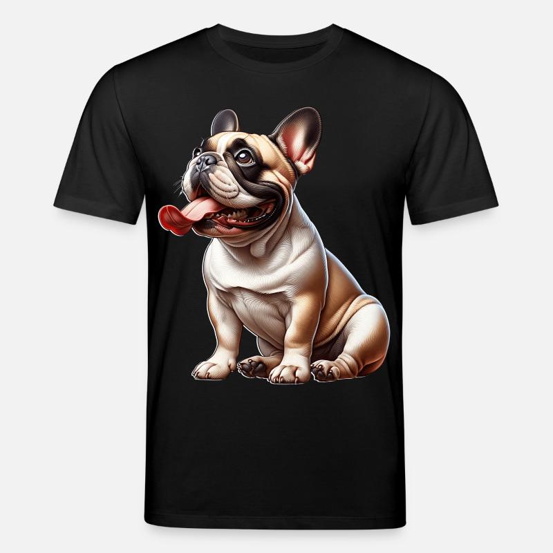 Bouledogue français - T-shirt bio CREATOR Stanley/Stella Unisexe - noir
