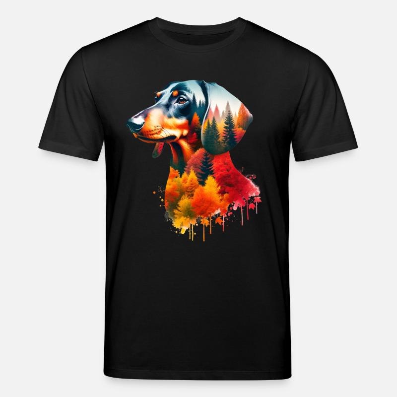 Dackel - Stanley/Stella Unisex Bio-T-Shirt CREATOR - Schwarz