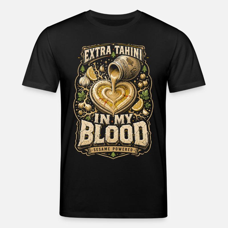 Liban Libanais Extra Tahini - T-shirt bio CREATOR Stanley/Stella Unisexe - noir