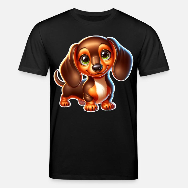 Dackel - Stanley/Stella Unisex Bio-T-Shirt CREATOR - Schwarz