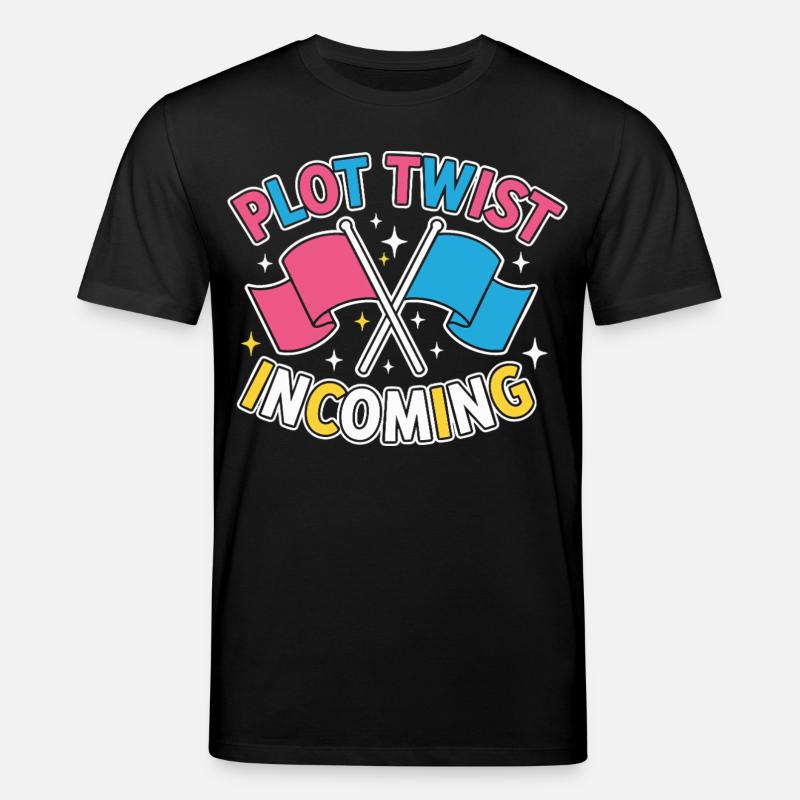 Geschlechter-Enthüllung Plot-Twist – Team Pink Team - Stanley/Stella Unisex Bio-T-Shirt CREATOR - Schwarz