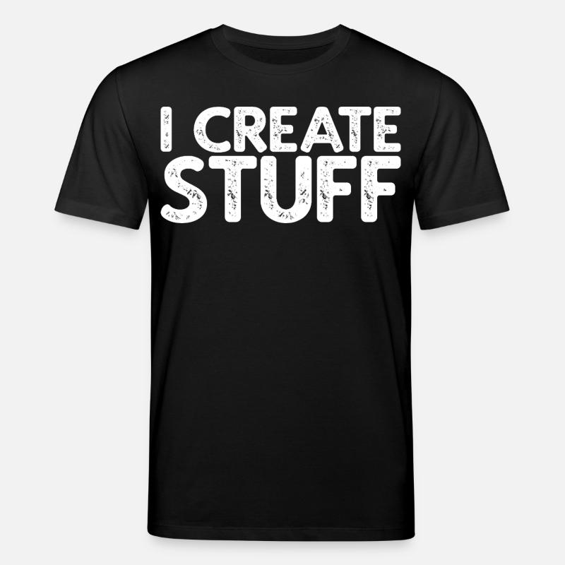 I Create Stuff - Stanley/Stella Unisex Bio-T-Shirt CREATOR - Schwarz