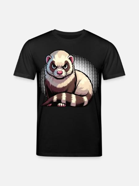 Frettchen Frettchenhalter Frettchenbesitzer - Stanley/Stella Unisex Bio-T-Shirt CREATOR  - Schwarz