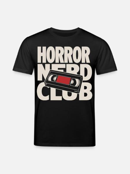 Horror Nerd Club VHS - Stanley/Stella CREATOR Unisex Organic T-Shirt - black
