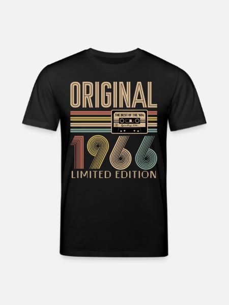 60-års fødselsdag, 60 år - Stanley/Stella CREATOR økologisk unisex-T-shirt - sort