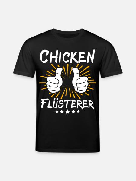 Chicken Spruch - Stanley/Stella Unisex Bio-T-Shirt CREATOR - Schwarz