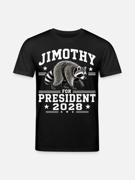 Jimothy as President 2028 - Stanley/Stella CREATOR Unisex Organic T-Shirt - black
