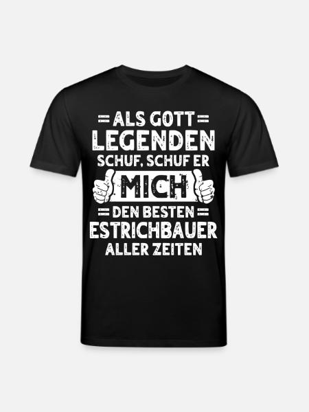 Estrichbauer - Stanley/Stella Unisex Bio-T-Shirt CREATOR - Schwarz