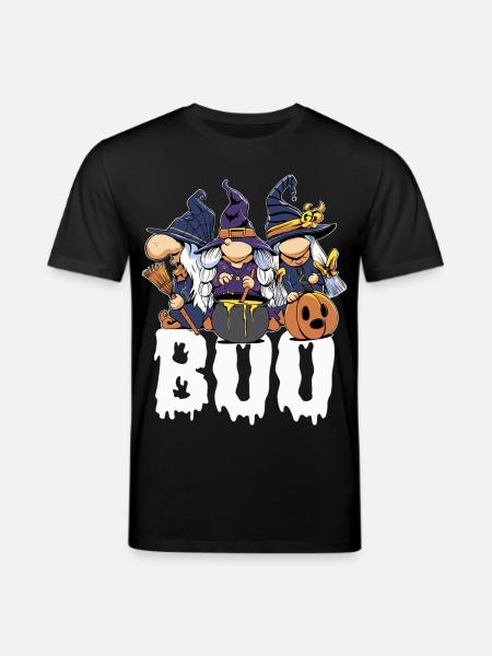 Halloween Partnerlook Halloweenparty Partneroutfit - Stanley/Stella Unisex Bio-T-Shirt CREATOR  - Schwarz