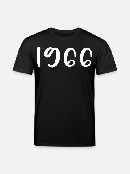 1966 Édition limitée 60e anniversaire 1966 - T-shirt bio CREATOR Stanley/Stella Unisexe - noir