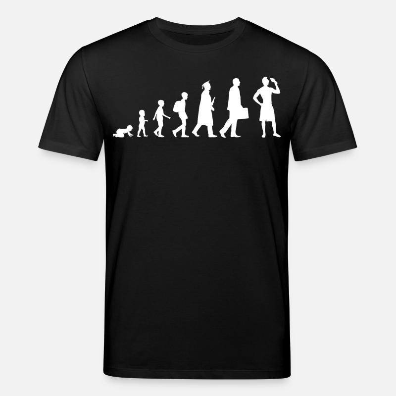 Ice Cream Evolution - Stanley/Stella CREATOR Unisex Organic T-Shirt - black