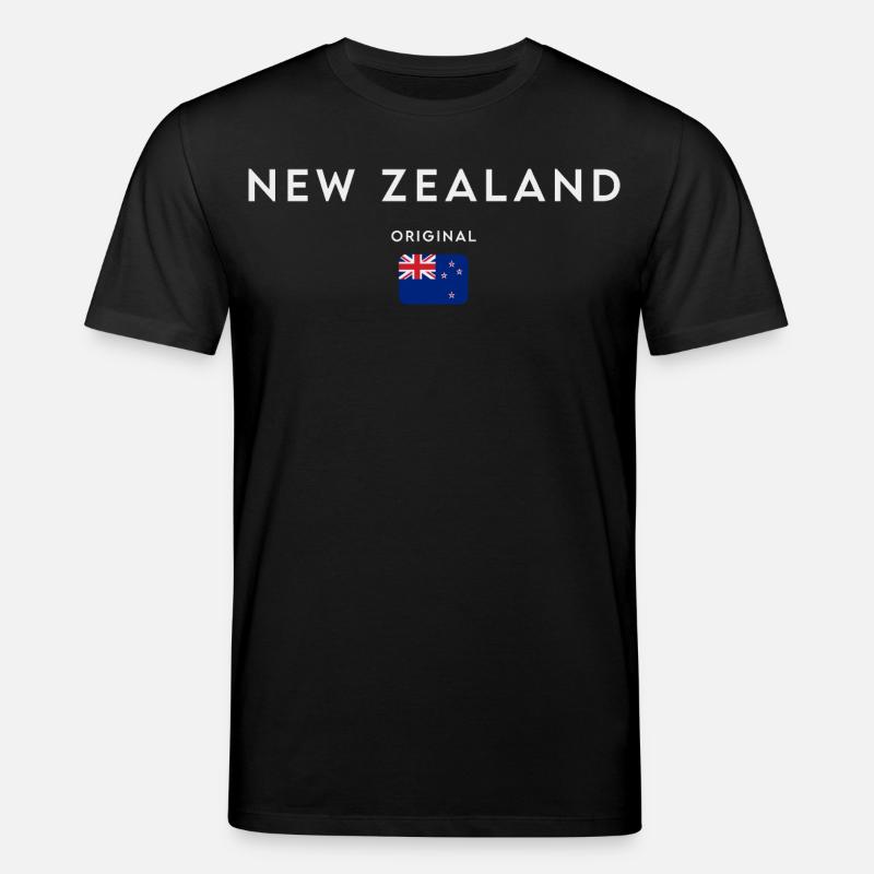 Drapeau de la Nouvelle-Zélande - T-shirt bio CREATOR Stanley/Stella Unisexe - noir