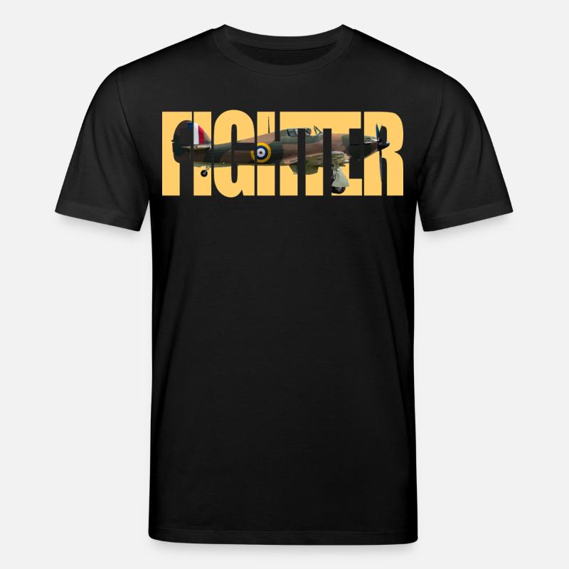 Fighter Hurricane - Stanley/Stella Unisex Bio-T-Shirt CREATOR  - Schwarz