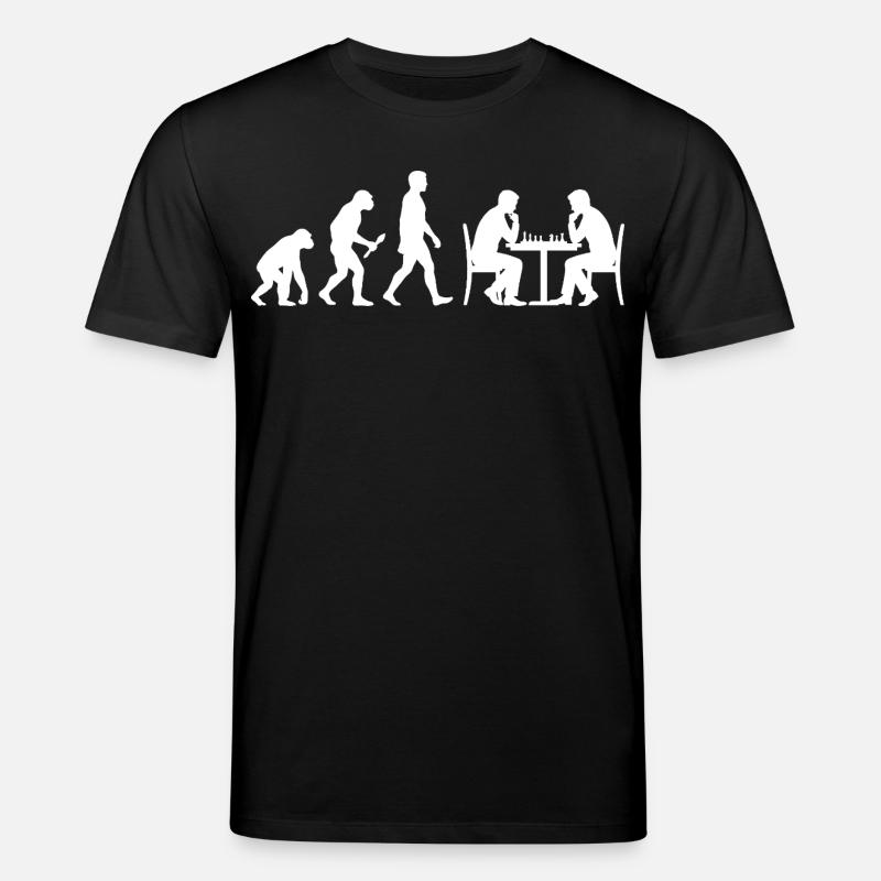 Chess Evolution – The Path to Grandmaster - Stanley/Stella CREATOR Unisex Organic T-Shirt - black