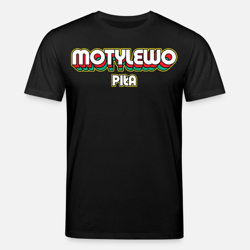 Papillon Piła. Nom du district rétro - T-shirt bio CREATOR Stanley/Stella Unisexe - noir