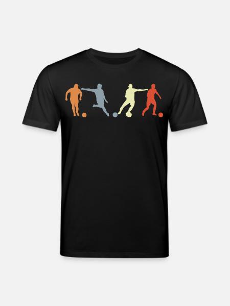 Soccer Player Drawing - Stanley/Stella CREATOR Unisex Organic T-Shirt - black