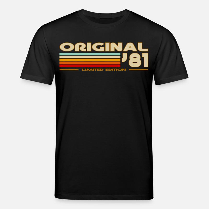 1981 - Stanley/Stella Unisex Bio-T-Shirt CREATOR  - Schwarz
