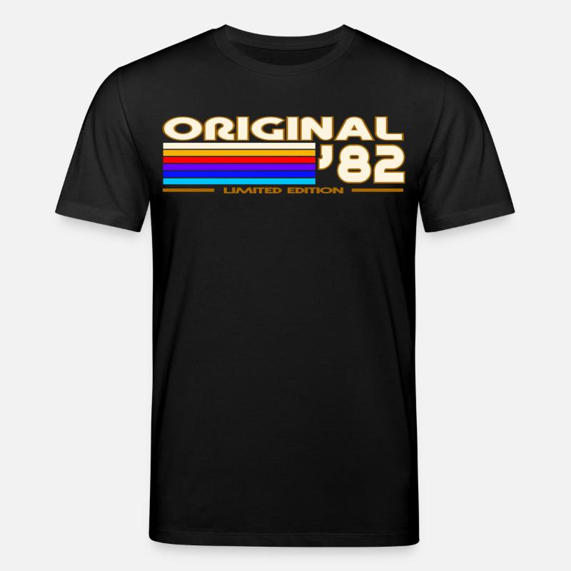 Originales 82 Retro Rainbow - Stanley/Stella Unisex Bio-T-Shirt CREATOR  - Schwarz