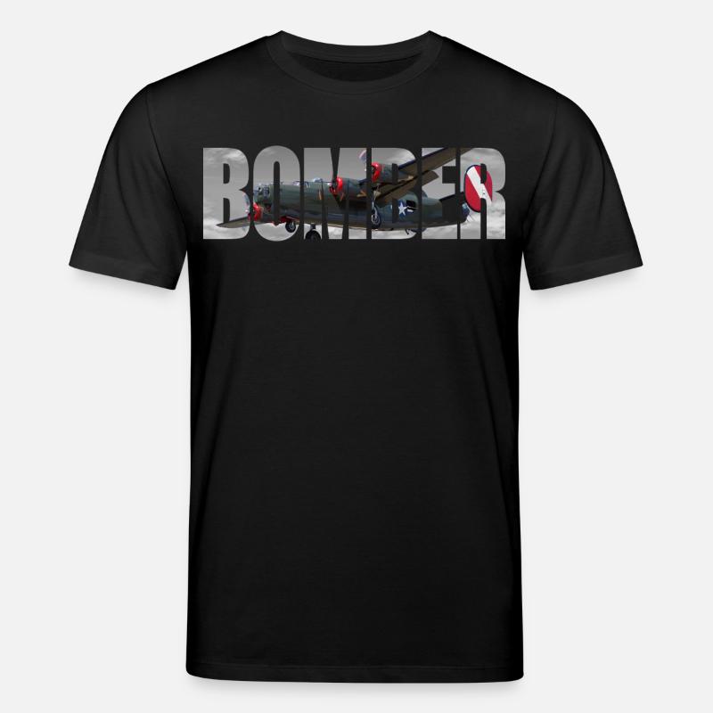 Bomber B-24 Liberator - Stanley/Stella Unisex Bio-T-Shirt CREATOR  - Schwarz