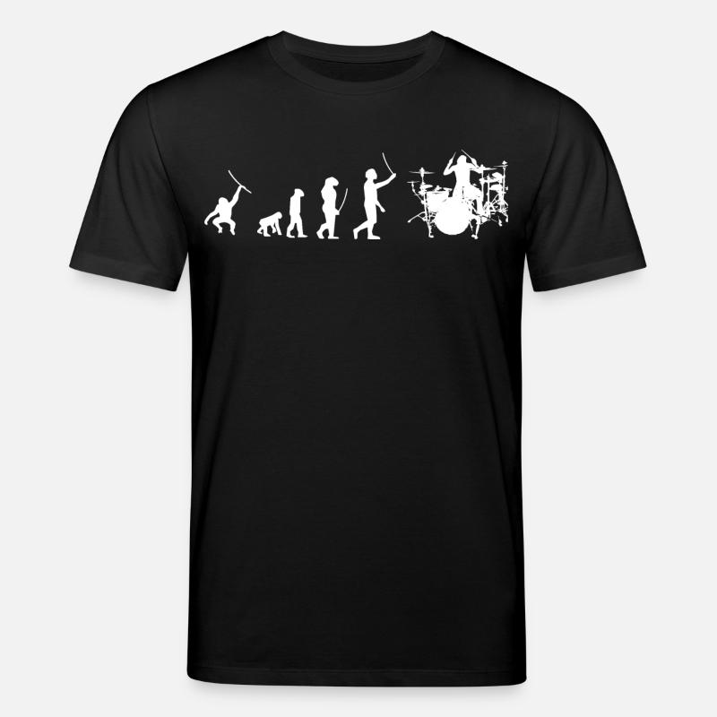 Evolution Drummer - Stanley/Stella Unisex Bio-T-Shirt CREATOR  - Schwarz