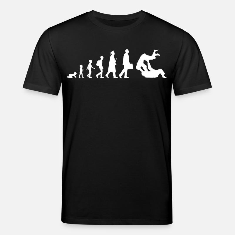 Evolution of Judo - Stanley/Stella Unisex Bio-T-Shirt CREATOR  - Schwarz
