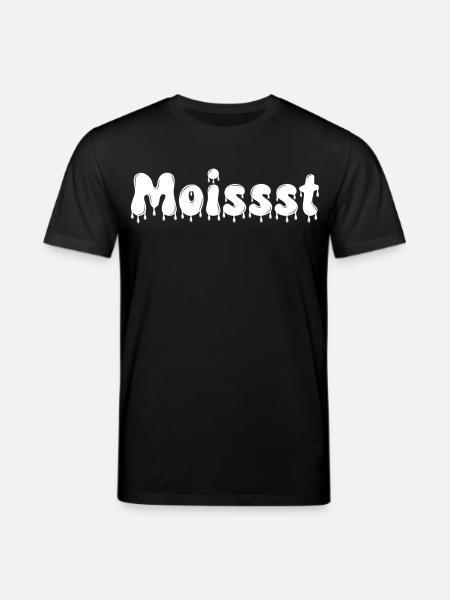 Moist Dripping Text - Stanley/Stella CREATOR Unisex Organic T-Shirt - black