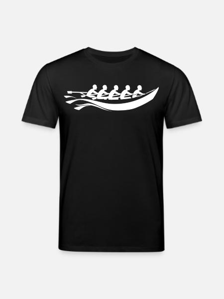 Rowing Team Cartoon Style - Stanley/Stella CREATOR Unisex Organic T-Shirt - black